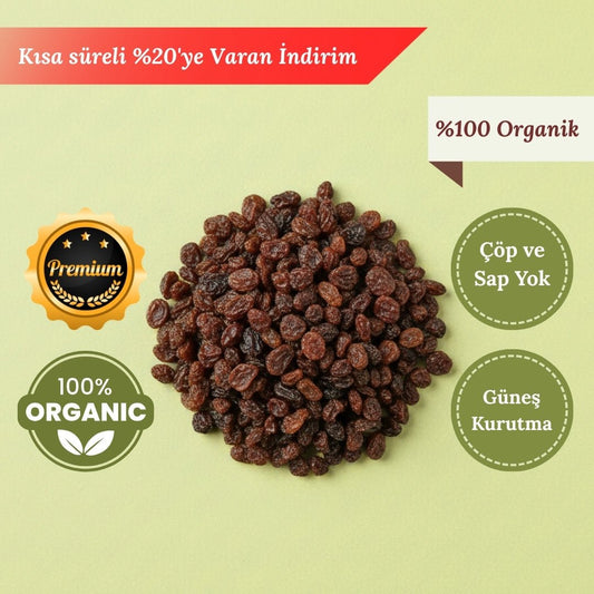 10 KG Kuru Üzüm – Güneşte Kurutulmuş, Yoğun Aroma - DAMAK ANTAKYA