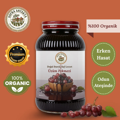 5 Lt Doğal Üzüm Pekmezi - Aile Boyu, Odun Ateşi, Katkısız